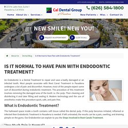 Is It Normal to Have Pain with Endodontic Treatment