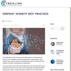 Endpoint Security Best Practices - Cynexlink