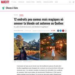 12 endroits secrets où aller en date au Québec