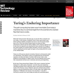 Turing's Enduring Importance