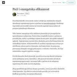 Peći i energetska efikasnost - Živan Košarić - Medium