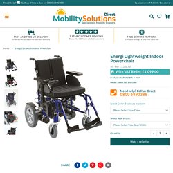 New Energi Lightweight Indoor Powerchair