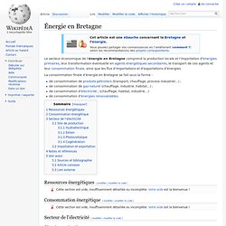Énergie en Bretagne