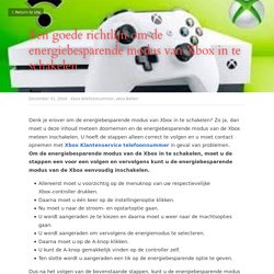 Een goede richtlijn om de energiebesparende modus van Xbox in te schakelen - Xbox telefoonnummer xbox Bellen