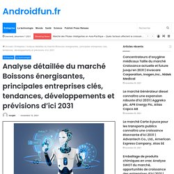 Analyse détaillée du marché Boissons énergisantes, principales entreprises clés, tendances, développements et prévisions d’ici 2031 – Androidfun.fr