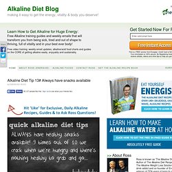 Alkaline Diet Blog - Waterfox