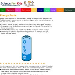 Energy Facts for Kids