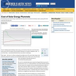 Cost of Solar Energy Plummets - Renewable Energy