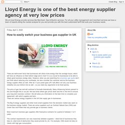 How to easily switch your business gas supplier in UK