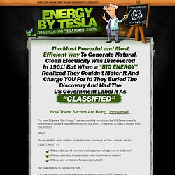 Energy By Tesla - Create Your Own Tesla Power System