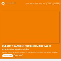 Energy Transfer Lesson for Kids