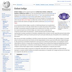 Enfant indigo