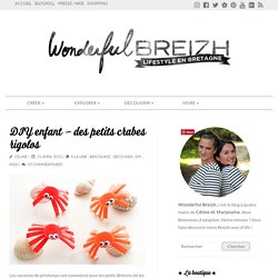 DIY enfant - des petits crabes rigolos en pot de petits suisses