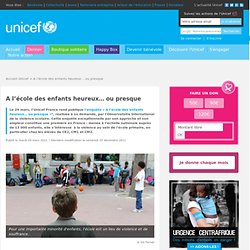 Article de l'UNICEF