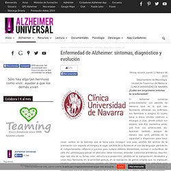 Enfermedad de Alzheimer: síntomas, diagnóstico y evolución