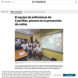 El equipo de enfermeras de Castrillón, pionero en la prevención de caídas