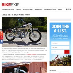 Enfield 350: the bike that time forgot