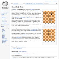 Enfilade (échecs)