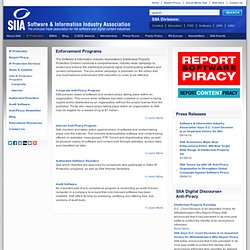 Anti-Piracy - SIIA: Software & Information Industry Association