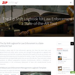 Law Enforcement Management Logbook Template