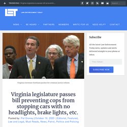 Virginia passes law that prevents enforcement of equipment violations