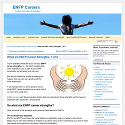 enfp career strengths