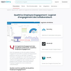 Qualtrics Employee Engagement : Logiciel d'engagement des collaborateurs - Avis et prix