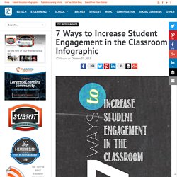 7 Ways to Increase Student Engagement in the Classroom Infographic