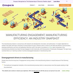Employee Engagement in Manufacturing Industries : A snapshot - Groupe.io
