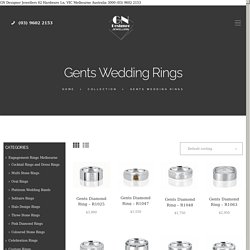 Mens Wedding Designer Rings - GN Designer Jewellers