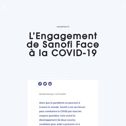 COVID19: L’Engagement de Sanofi Face à la COVID-19 - Sanofi