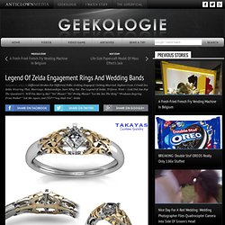 Legend Of Zelda Engagement Rings And Wedding Bands