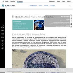 Engagements Groupe Safran