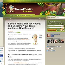 5 Social Media Tips for Finding and Engaging Your Target Audience: New Research