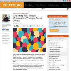 Engaging Your School Community Through Social Media