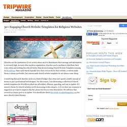 30 Best Church Website Templates for Religious Websites - tripwire magazine - Aurora