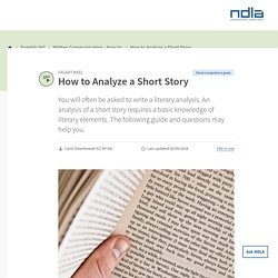 Engelsk Vg1 - How to Analyze a Short Story