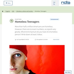 Engelsk - Homeless Teenagers