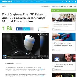 Engineer Uses 3D Printing, Xbox Parts to Change Manual Transmission