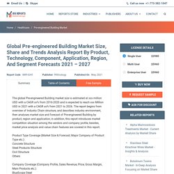 Pre-engineered Building Market - Current Analysis by Market Share