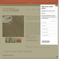 Engineered Click Wood Flooring Walnut Stained Acaca Trade Wood Floors