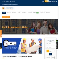 Civil Engineering Assignment Help & Writing Services- My Assignment Experts