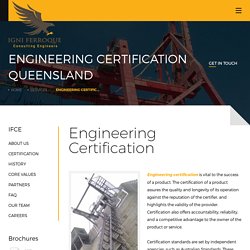 Engineering Certification Queensland