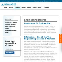 Best Engineering Classes in Mumbai - Infomatica Academy