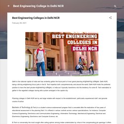 Best Engineering Colleges in Delhi NCR