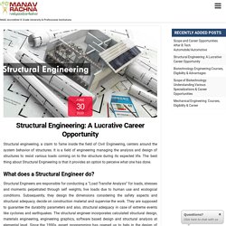 Courses, Eligibility and Future Scope in structural engineering