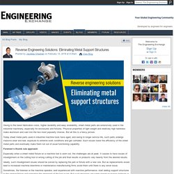 Reverse Engineering Solutions: Eliminating Metal Support Structures