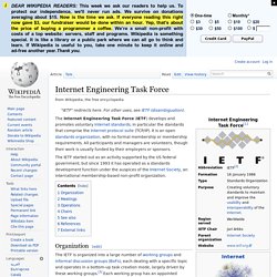 Internet Engineering Task Force