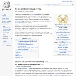 Roman military engineering