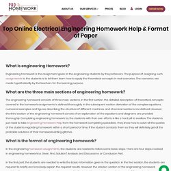 Engineering Homework Format